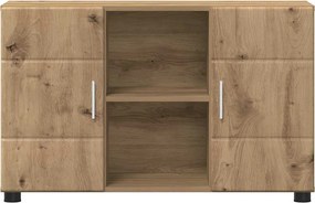 vidaXL Πλαϊνό γραφείο με ράφι FLORIN Artisan Oak 88,5 x 30,5 x 55,5 εκ