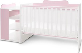 BED MULTI 190/72 COLOUR WHITE/ORCHID PINK