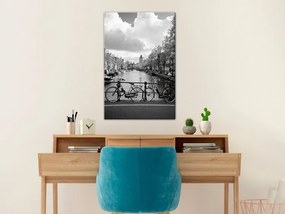 Πίνακας - Bikes On Bridge (1 Part) Vertical - 60x90