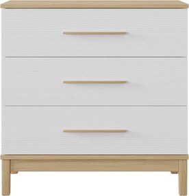 Συρταριέρα Ξύλο / Λευκό Δρυς DEPIE 90x48x91.75