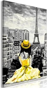 Πίνακας - Paris Colour (1 Part) Vertical Yellow - 60x90