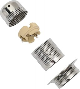 vidaXL Λαμπτήρες 2 τεμ Σατινέ Νικέλιο E27