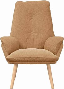 vidaXL Πολυθρόνα Μπεζ 69 x 74 x 93 εκ. Υφάσματος Sherpa