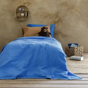 Κουβέρτα Παιδική Habit Ocean Blue Nima Μονό 160x240cm 100% Βαμβάκι