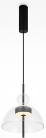 Κρεμαστό Φωτιστικό Οροφής LED 12W Γυαλί 32cm Bangkok Maytoni-MOD185PL-L6B3K1-Διάφανο MOD185PL-L6B3K1