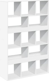 vidaXL Βιβλιοθήκη Λευκή 100x33x156,5 εκ. από Επεξεργασμένο Ξύλο