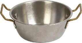 ANTIQUE STONEWASH GREY ΜΠΩΛ ΣΕΡΒΙΡΙΣΜΑΤΟΣ ΣΤΡΟΓΓ. ΜΕ 2 ΛΑΒΕΣ SS18/10 D: 13 H: 4CM