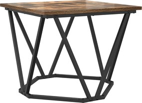 vidaXL Σετ βοηθητικά τραπεζάκια 2 pcs Καπνιστό Δρύς