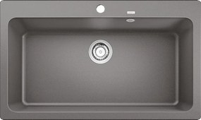 Blanco Naya XL 9 - Νεροχύτης Κουζίνας Γρανίτη 86x51 - Alu Metallic