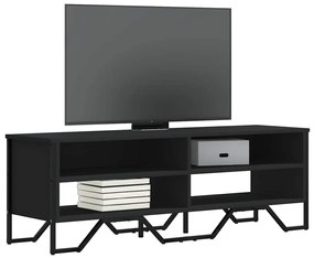 vidaXL Έπιπλο Τηλεόρασης Μαύρο 122 x 34 x 41 εκ. Επεξεργασμένο Ξύλο
