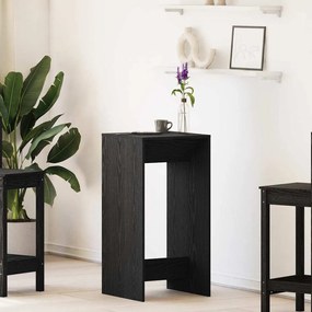 vidaXL Τραπέζι μπαρ Μαύρη Οξυά 51 x 50 x 103.5 εκ. Επεξεργασμένο ξύλο