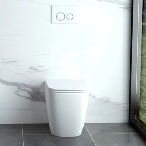 Karag New Legend CB10100 White BTW - Λεκάνη δαπέδου Rimless