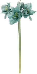 Τεχνητό Λουλούδι Kaffir Lily 21389 72cm Blue-Green GloboStar Πολυαιθυλένιο