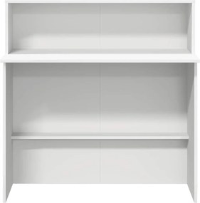 vidaXL Γραφείο Υποδοχής Λευκό 100x50x103,5 εκ. από Τεχνητό Ξύλο