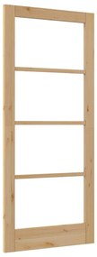 vidaXL Εσωτερική Πόρτα με Γυαλί Καφέ 86 x 198.5 cm