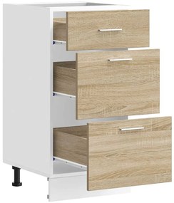 vidaXL Κάτω ντουλάπι Lyon Sonoma Oak 40x46x81,5 cm Κατασκευασμένο ξύλο