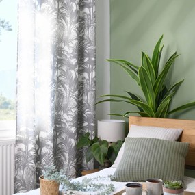 Κουρτίνα (135x250) Με Τρουκς S-F Comores Grey R6A117001