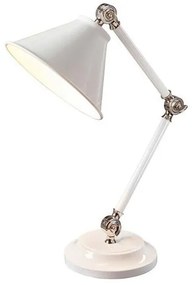 Επιτραπέζιο Φωτιστικό Γραφείου 1xE27  52cm  Provence Element Elstead Lighting-PV-ELEMENT-WPN-Λευκό PV-ELEMENT-WPN