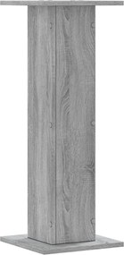 vidaXL Βάσεις Φυτών 2 Τεμ. Γκρι Sonoma 30x30x80 εκ. Επεξεργασμένο Ξύλο