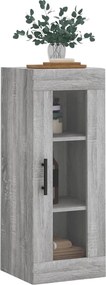 vidaXL Ντουλάπι Τοίχου Γκρι Sonoma 34,5 x 34 x 90 εκ.