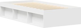 vidaXL Πλαίσιο Κρεβατιού Λευκό 90 x 190 εκ.