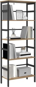vidaXL Ράφι Βιβλίων Artisan Oak 60 x 29,5 x 149 εκ Επεξεργασμένο ξύλο