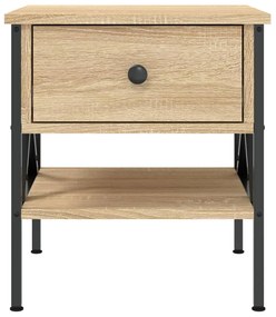 vidaXL Κομοδίνα 2 τεμ. Sonoma Δρυς 40x42x45 εκ. από Επεξεργασμένο Ξύλο