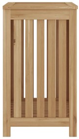 vidaXL Καλάθι Άπλυτων 50x35x60 εκ. από Μασίφ Ξύλο Teak
