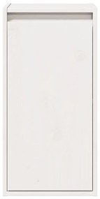 vidaXL Ντουλάπια Τοίχου 2 τεμ. Λευκά 30x30x60 εκ από Μασίφ Ξύλο Πεύκου