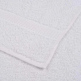 vidaXL Πετσέτες Επισκεπτών FROGN 10 τεμ. Λευκό 30x50 εκ. 360 γρ./μ²