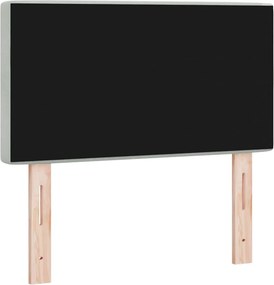 vidaXL Κεφαλάρι Ανοιχτό γκρι 80 cm Βελούδο