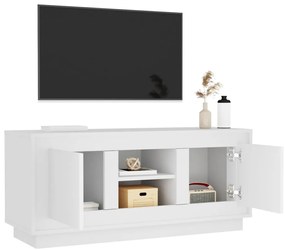 vidaXL Έπιπλο Τηλεόρασης Λευκό 102x35x45 εκ. από Επεξεργασμένο Ξύλο