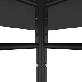 vidaXL Κιόσκι Ανθρακί 384x281x270 εκ. 180 γρ./μ²