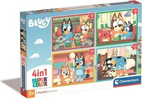 Παζλ Clementoni Bluey 4 Μονάδες 72 Τεμάχια