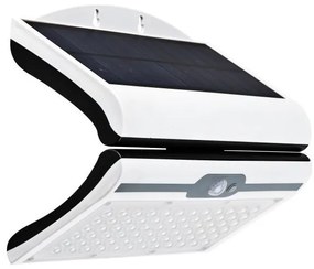 Ηλιακό Φωτιστικό Τοίχου Αισθητήρα PIR 60W 6000K ABS Λευκό 6634 Spotlight-6634-Λευκό 6634