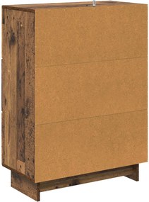 vidaXL Ντουλάπι με Συρτάρια 66 x 34,5 x 90 εκ Επεξεργασμένο Ξύλο