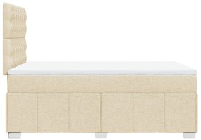 ΚΡΕΒΑΤΙ BOXSPRING ΜΕ ΣΤΡΩΜΑ ΚΡΕΜ 120X200 ΕΚ. ΥΦΑΣΜΑΤΙΝΟ 3293947