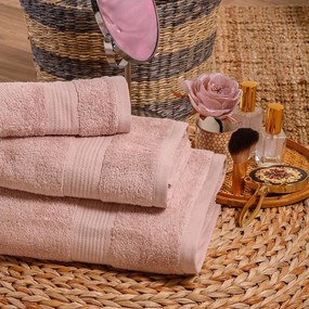 Πετσέτες Kenzo (Σετ 3τμχ) Pink Melinen Σετ Πετσέτες 70x140cm 100% Cotton