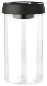 ESTIA ΔΟΧΕΙΟ ΑΠΟΘΗΚΕΥΣΗΣ ΚΕΝΟΥ ΑΕΡΟΣ ΓΥΑΛΙΝΟ 900ml ΜΕ ΚΑΠΑΚΙ ΜΑΥΡΟ