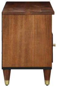 vidaXL Ντουλάπα τηλεόρασης 100x33x46 εκ. Μασίφ ξύλο μάνγκο