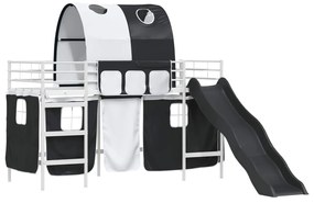 vidaXL Λευκό και Μαύρο 99,5 x 190 εκ.