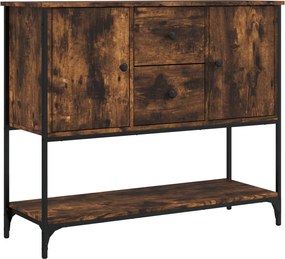 vidaXL Ντουλάπι Καπνιστή Δρυς 100 x 36 x 85 εκ. Επεξεργασμένο Ξύλο