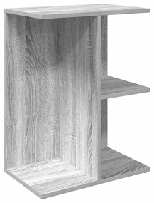 Κομοδίνο Γκρι Sonoma 46,5x29x61 εκ. από Επεξεργασμένο Ξύλο - Γκρι