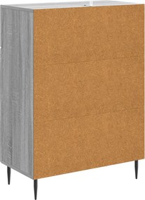 vidaXL Πλαϊνό γραφείο Γκρι Sonoma 66 x 34,5 x 89,5 εκ