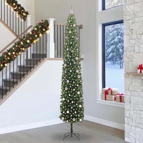 vidaXL Τεχνητό Χριστουγεννιάτικο Δέντρο με 300 LED Πράσινο 300 cm