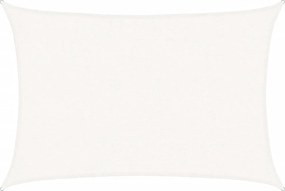 vidaXL Πανί Σκίασης Λευκό 2,5 x 3,5 μ. από HDPE 160 γρ./μ²