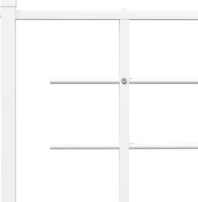 vidaXL Ανταλλακτικό κεφαλάρι Λευκό 193 εκ. Μεταλλικό