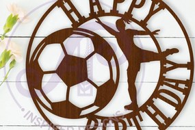 Σετ των 2 Intra απο ξύλο plywood Χρώμα wenge 3mm-4mm πάχος - Γυναικεία Χρόνια Πολλά Ποδόσφαιρο/Ποδόσφαιρο Δίασταση 20x20 cm INTRAFABR-116958269