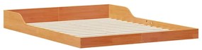 vidaXL Σκελετός Κρεβατιού Καφέ κεριού 140 x 210 cm Μασίφ ξύλο πεύκου