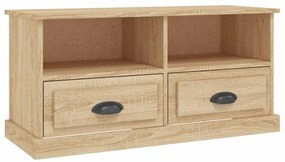 vidaXL Έπιπλο Τηλεόρασης Sonoma Δρυς 93x35,5x45 εκ. Επεξ. Ξύλο